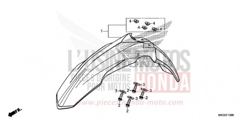 FRONT FENDER CRF450RXL de 2020